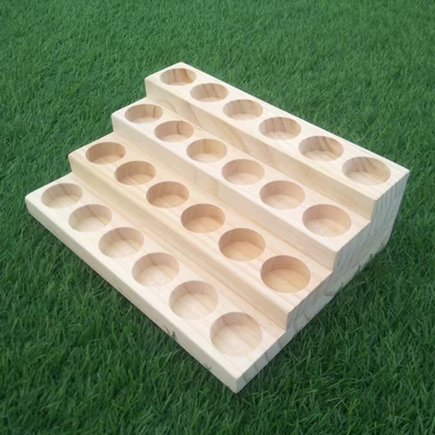 Cuatro pisos con 14 agujeros