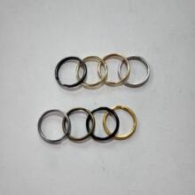 钥匙圈无叻锁匙环枪色光圈钥匙扣古铜色配饰铁圈五金箱包五金狗扣