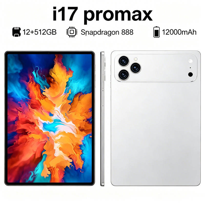 Cross-border tablet computer with full network connectivity, supports SIM card for making calls, 2026 new model, 2-in-1 tablet with IPS screen for office use