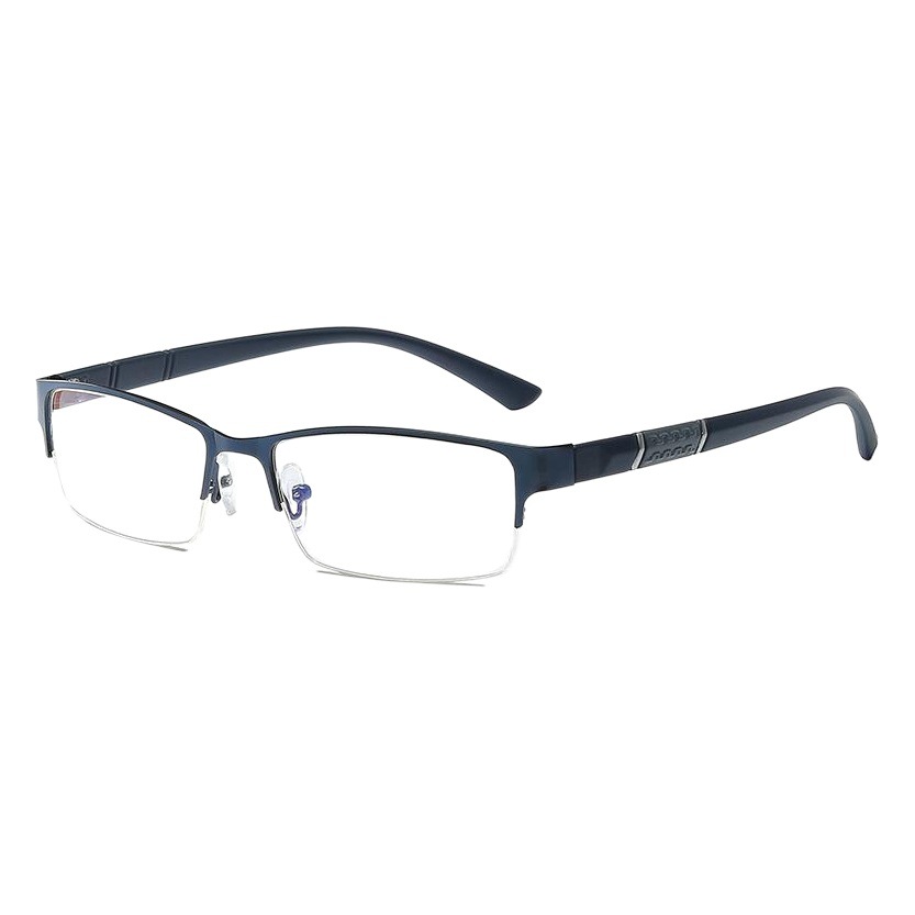 Gafas de lectura nuevos hombres de negocios de medio marco gafas de lectura en línea