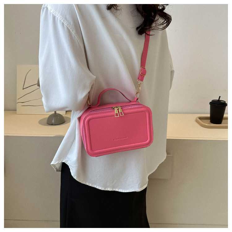 Zipper Closure Type Single Shoulder Strap Strap Type Women's Small All Seasons Pu Leather Streetwear Shoulder Bag