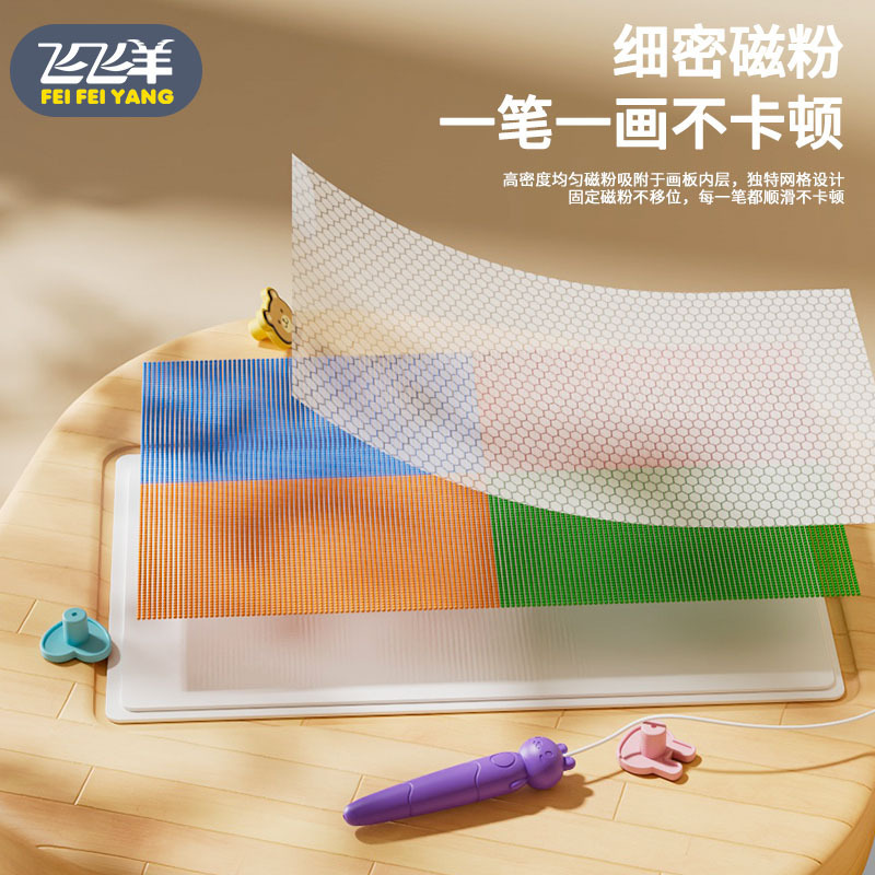 Tablero de dibujo infantil infantil magnético graffiti tablero de dibujo magnético puede eliminar borrable