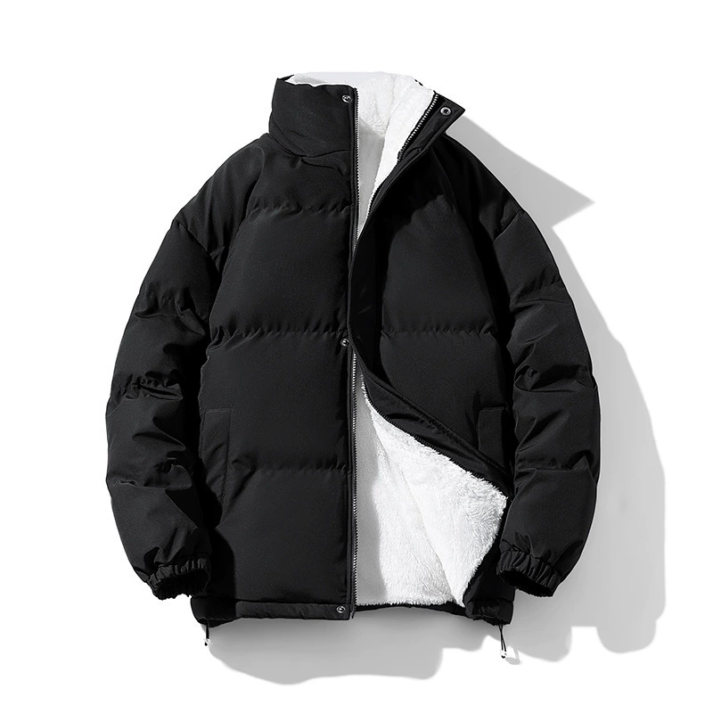 Winter down jacket, Korean style, oversized, windproof, plush lining, M–XXXL
