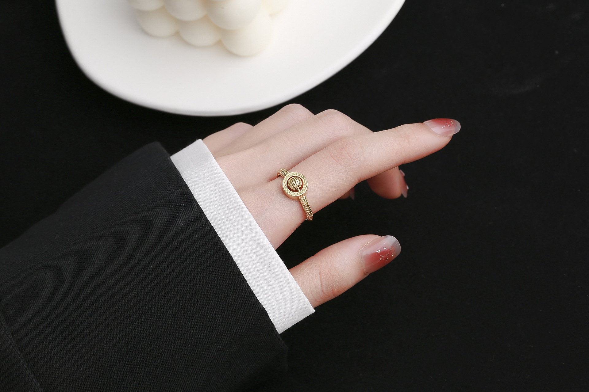 Fashion Oval Copper Rings 1 Piece