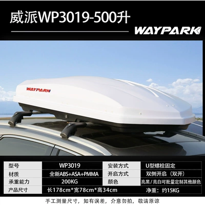 flat large capacity roof – Roof box