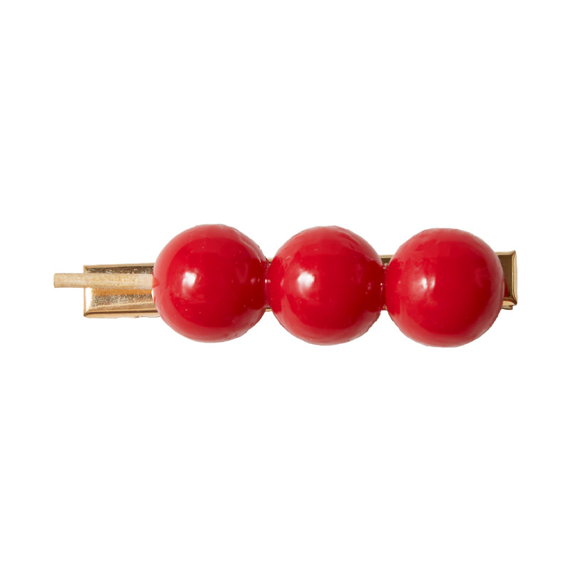 Japanese-style Sugar gourd Hairpin Fun Simulation One-character Clip Sweet Simple Funny Side Clip Bangs Clip Headwear Women