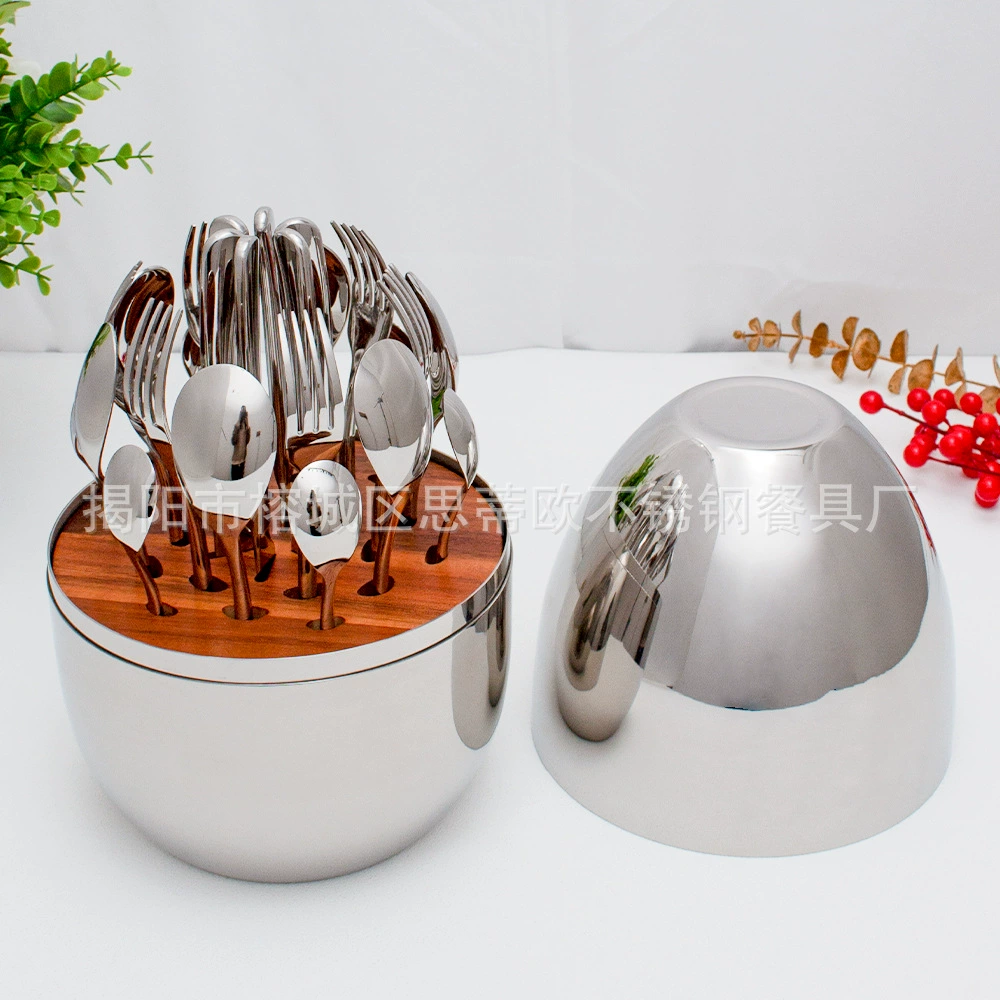 High-end tableware stainless steel for hotel, gift box, set