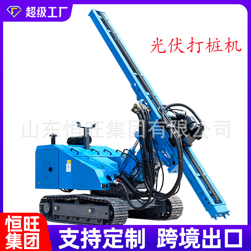máquina de perforación tipo rastreo multifuncional máquina de perforación de orificio en espiral máquina de prensado de pillas de pierna alta y baja montaña deslizante máquina de pilotes fotovoltaicas