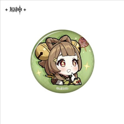 スポット正規品原神テーマ/縦絵シリーズ缶バッジバーピースカラー紙ペンダント人形|undefined