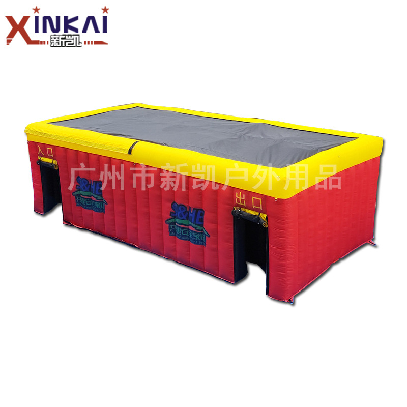 工厂充气帐篷医院学校消防演习逃生训练模拟体验馆迷宫充气消防帐