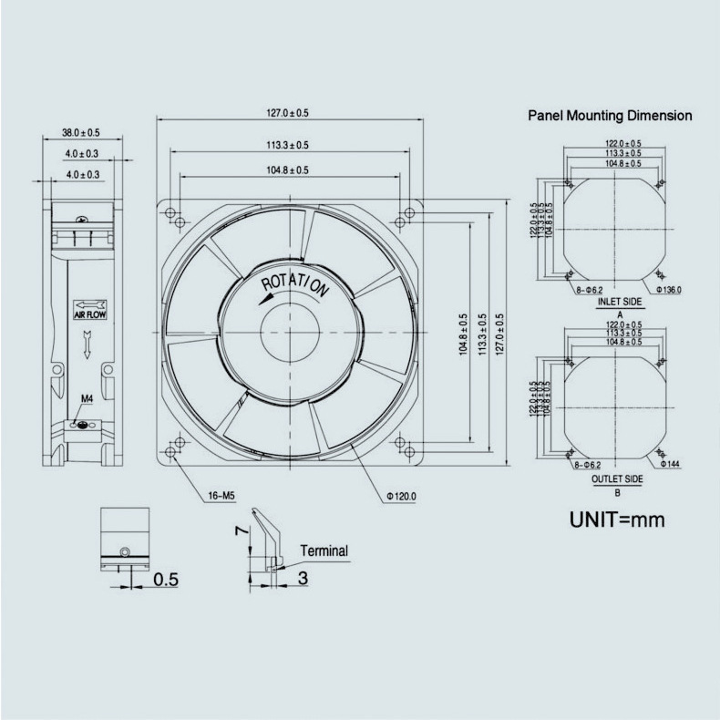 ���������ZD1332A2HS(125FZY2-S)�����������135*32