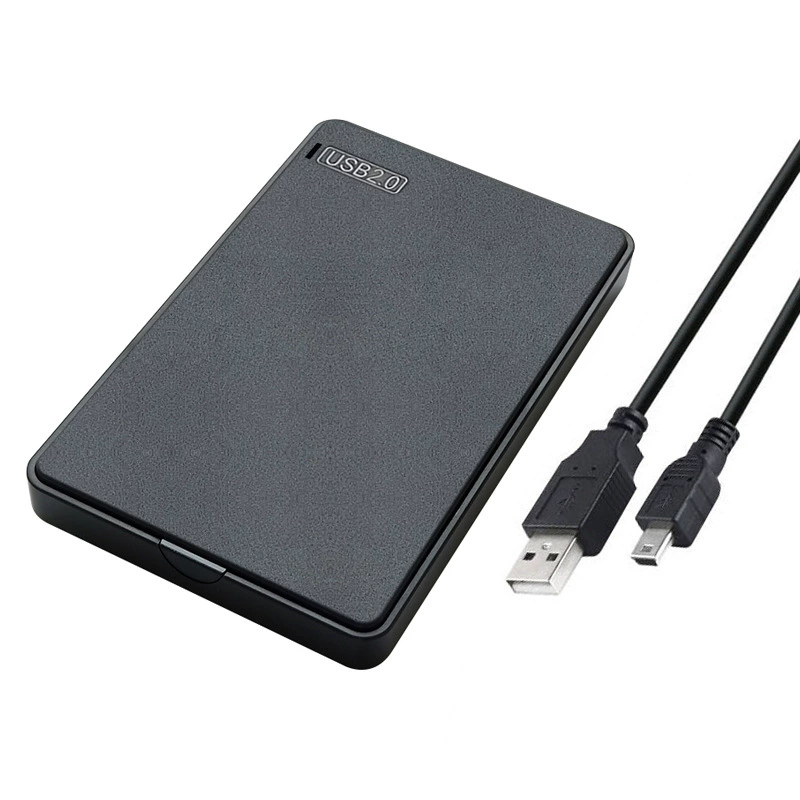 Устанавливаемый USB2.0 USB 2.0 для 2.5-дюймовых внешних жестких дисков, корпус