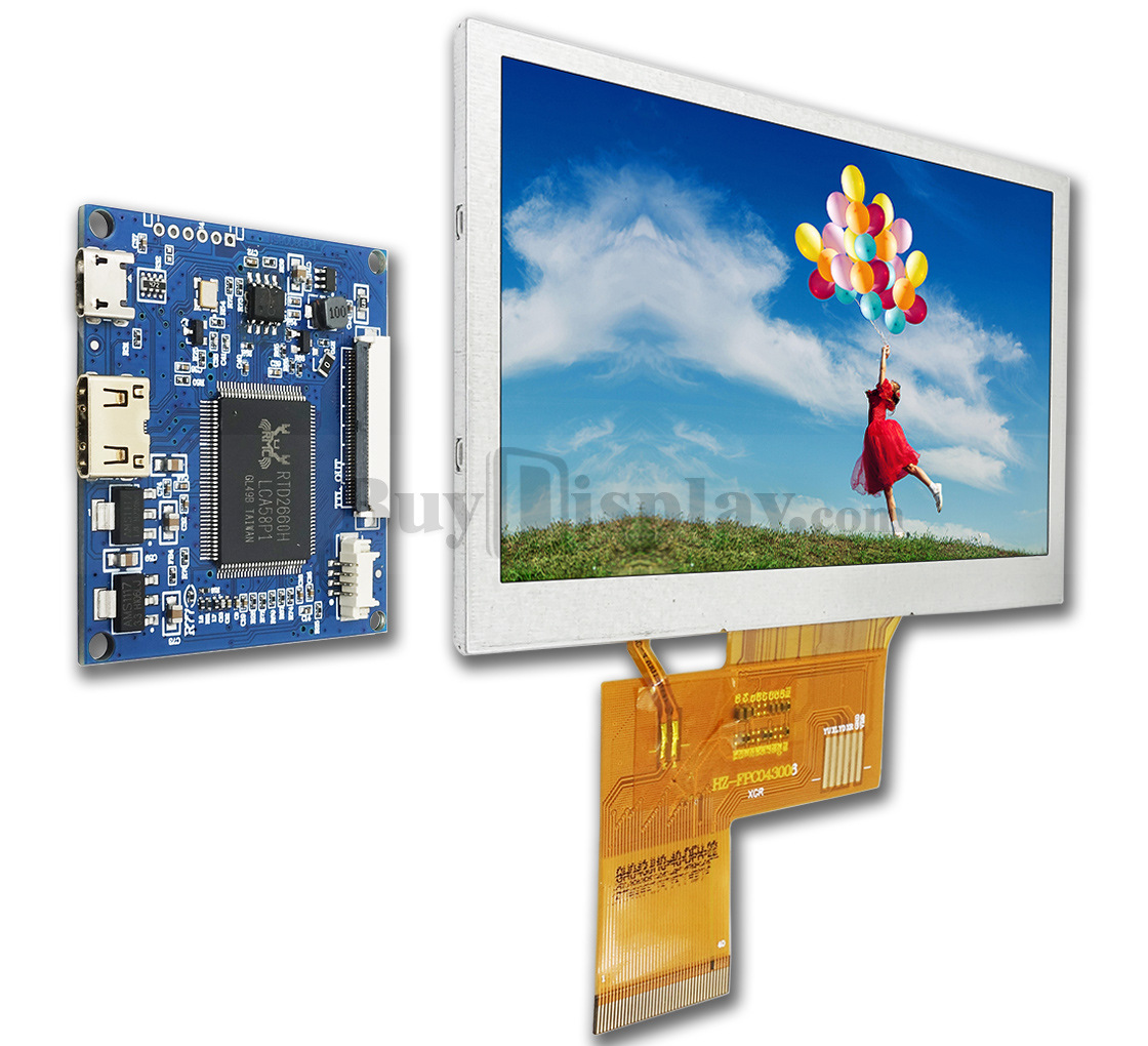 IPS 4.3 inch 800x480 Touch Dis