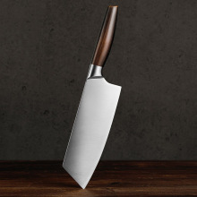 家用厨房刀具锋利女士切片切菜切肉刀全钢一体手柄斩切三件套菜刀