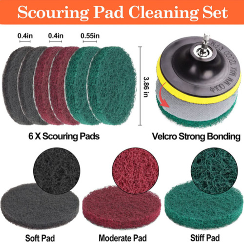 Cross-border hot selling 32-piece set of car detailing car wash details brush electric drill brush air outlet brush car wash gloves set