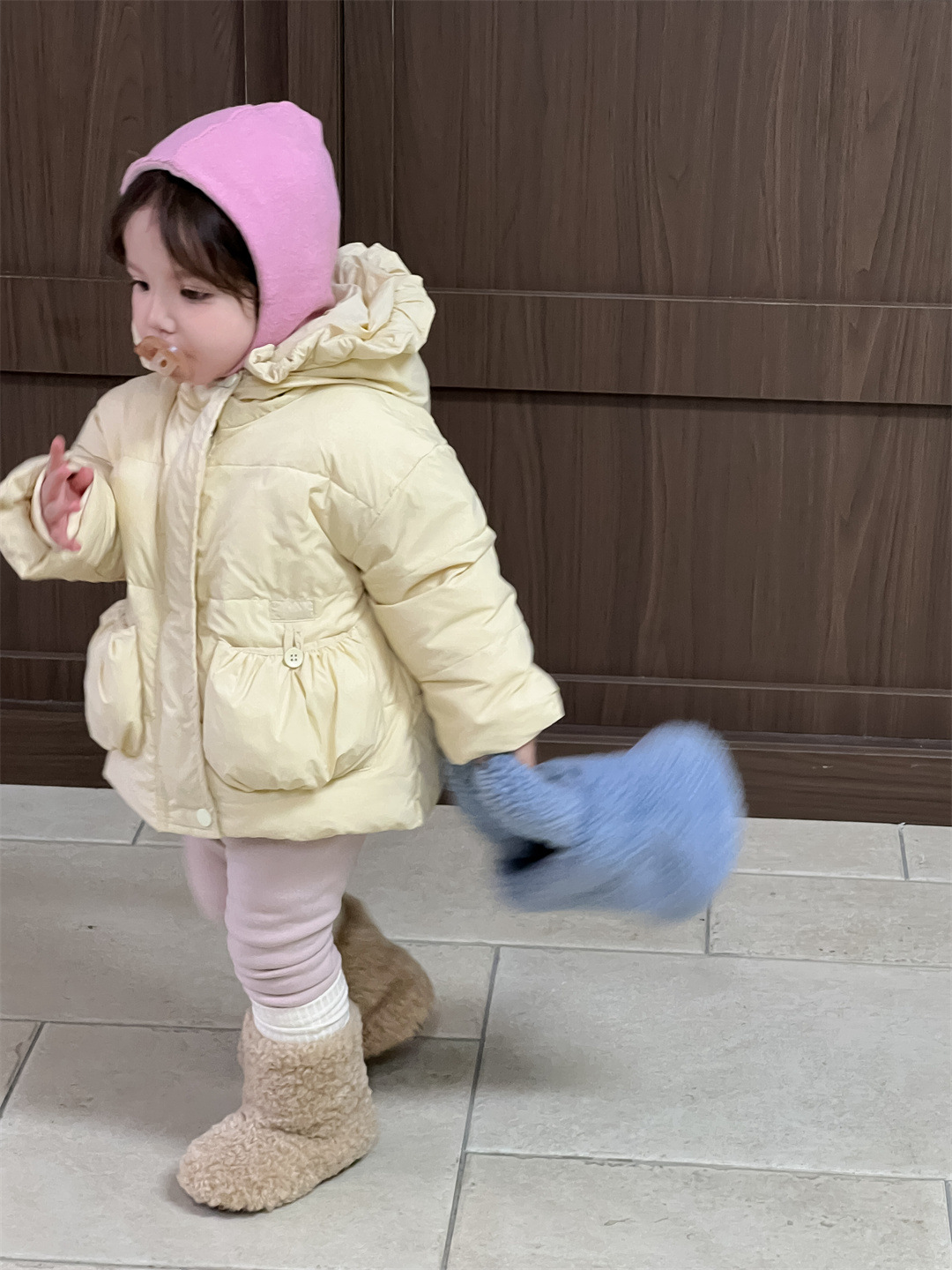 Invierno de niños abrigos de algodón de invierno de niñas con capuzas de algodón coreano ropa infantil de algodón caliente ropa de invierno