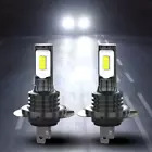 Fuente transfronteriza H7 3570 80W lámpara de niebla para automóviles lámpara LED lámpara de automóviles carcasa negra luz blanca luz azul image 5