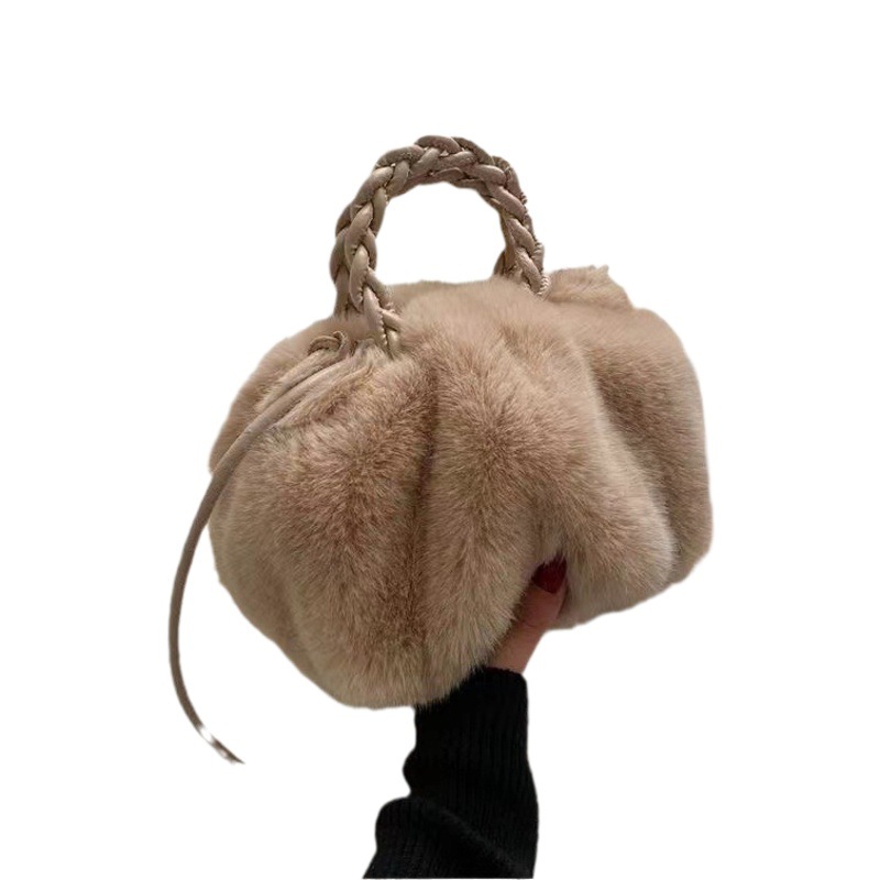 Bolsos de mujer 2023 Bolso de hombro relleno de nube suave para mujer más fácil para combinar Alta calidad más fácil para combinar Bolso de hombro con cordón portátil para mujer
