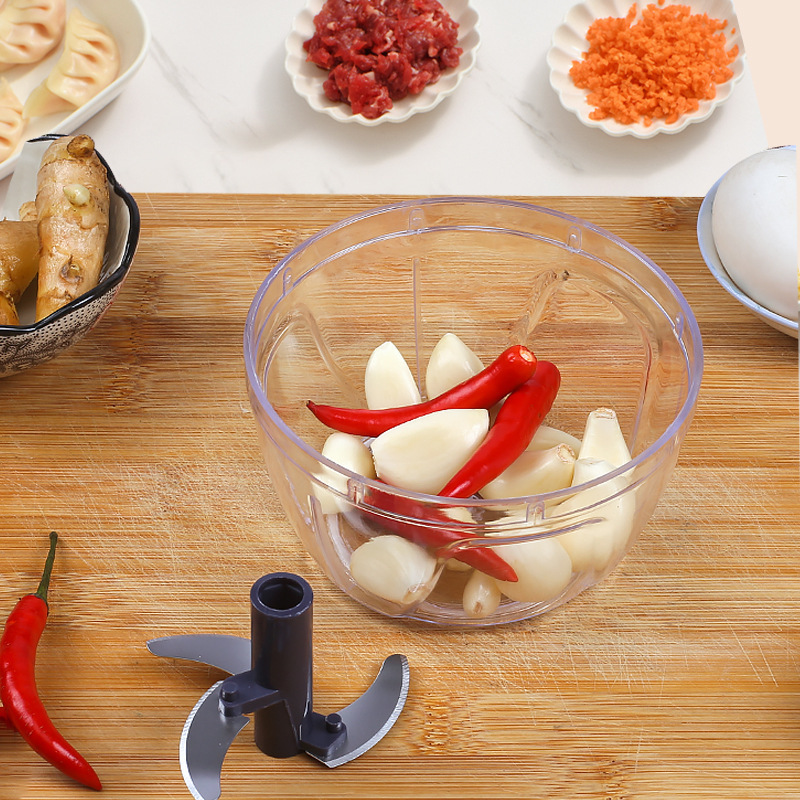 Nuevo dispositivo de extracción de ajo, artefacto de puré de ajo, prensador de ajo doméstico, máquina de picar camarones, máquina de picar y picar verduras, gran capacidad de picar y picar