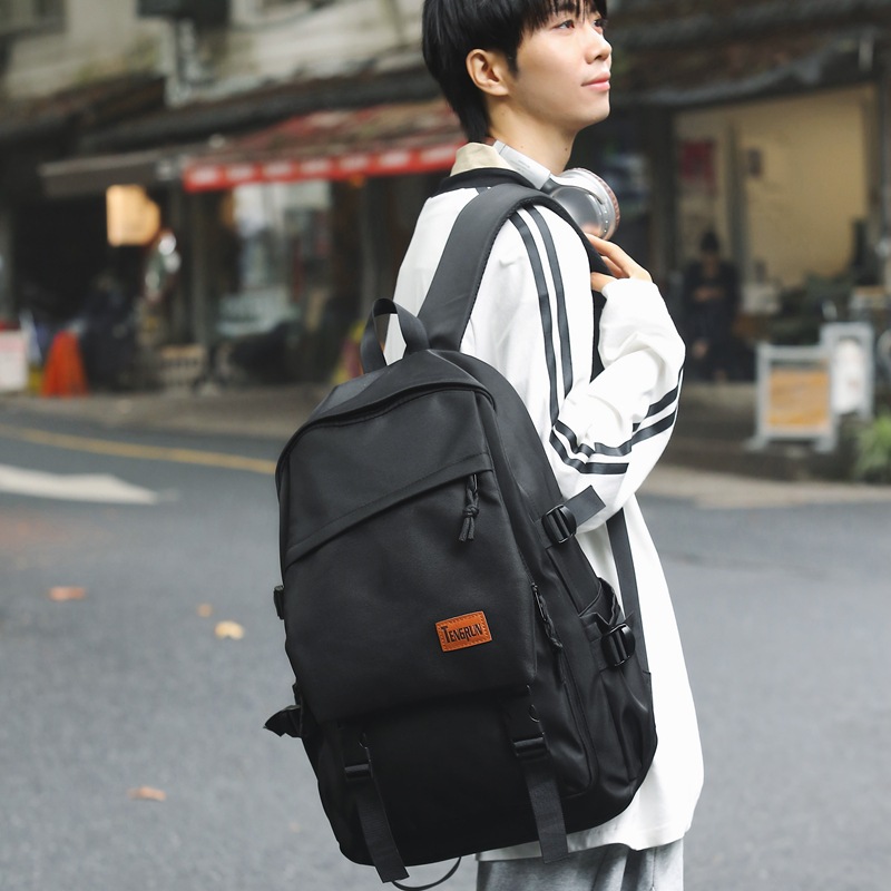 2024 nueva mochila para hombre, estudiante de secundaria, escuela secundaria, mochila para hombre, estudiante universitario, mochila de viaje de gran capacidad al aire libre