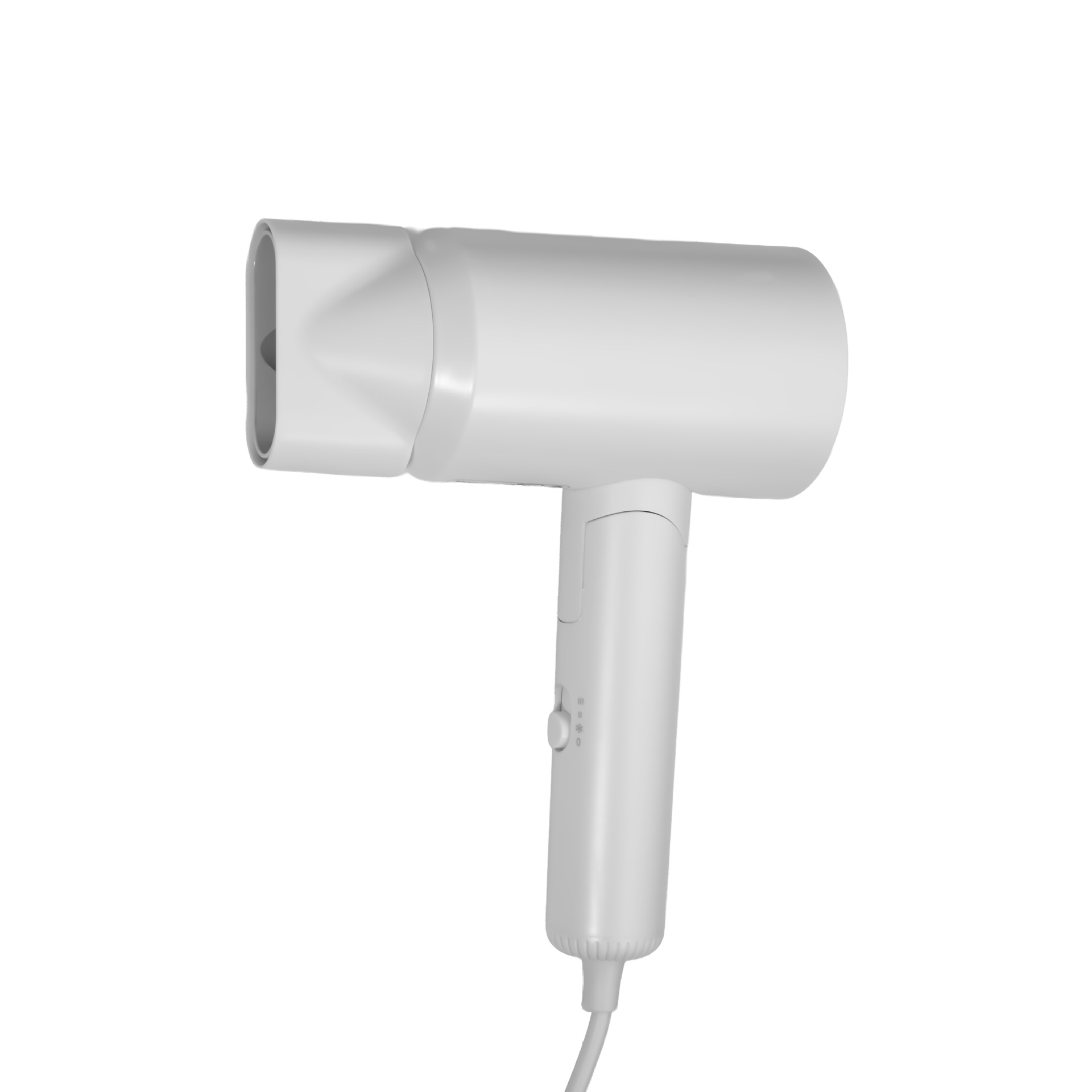 Secador de Pelo Plegable de Pared para Hotel de ABS con Aire Frío y Temperatura Constante