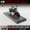 Mikchi Tu 1:18 Harley Davidson locomotive model 1984 FXST SOFTAIL alloy motorcycle model