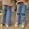 Cartoon trousers, autumn jeans, for 3-8 years old