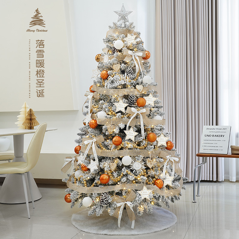 Decoraciones de árboles de Navidad Encriptación luminosa Estilo ins Decoración de Navidad para el hogar Paquete Tamaño Diy Decoración Vestir