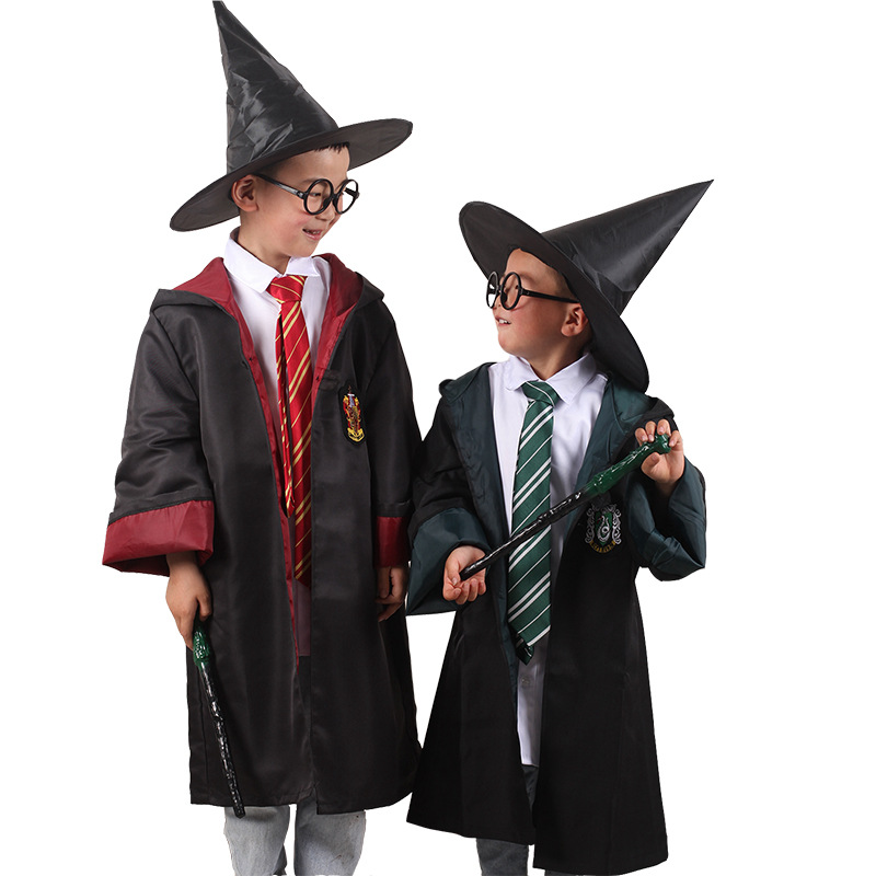 machining customized Harry Potter Magic gowns cosplay clothing Halloween Cape cloak Costume costume