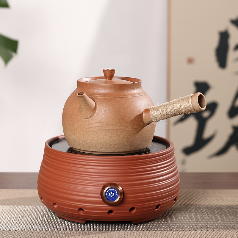 Red Mud Kung Fu Teapot Coarse Pottery Sand Pot Tea Room Enclosure Stove Chaoshan Jumping Lid Tea Kettle Household Clay Sand Pot Red Mud Kung Fu Teapot Coarse Pottery Sand Pot Tea Room Enclosure Stove Chaoshan Jumping Lid Tea Kettle Household Clay Sand Pot