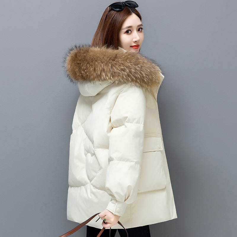 흰 너구리 모피