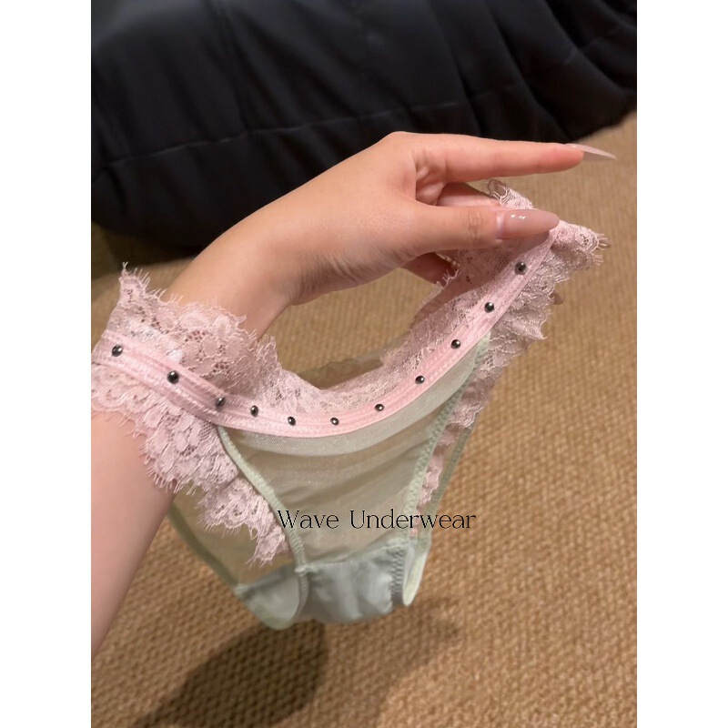 Spot the Original Product and Wear Spring on Your Skin~ so Delicate. Sexy Sheer Lace Mid-Low Waist Comfortable Panties for Women Spot the Original Product and Wear Spring on Your Skin~ so Delicate. Sexy Sheer Lace Mid-Low Waist Comfortable Panties for Women
