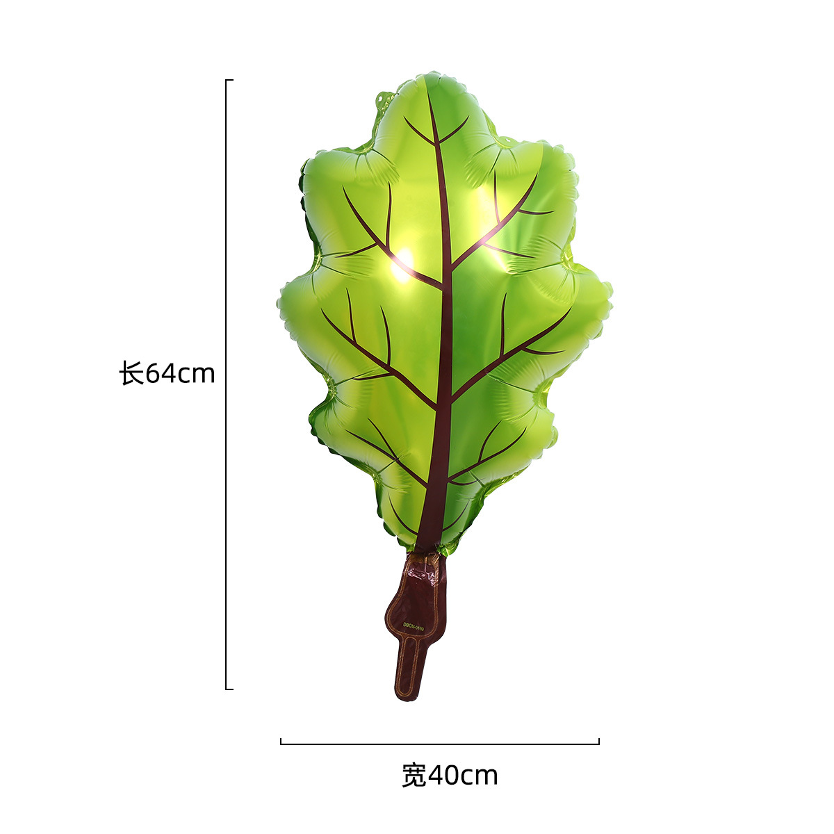 Hoja globo película de aluminio papel de aluminio globo escena decoración fiesta Acción de Gracias hoja forma diseño escena globo