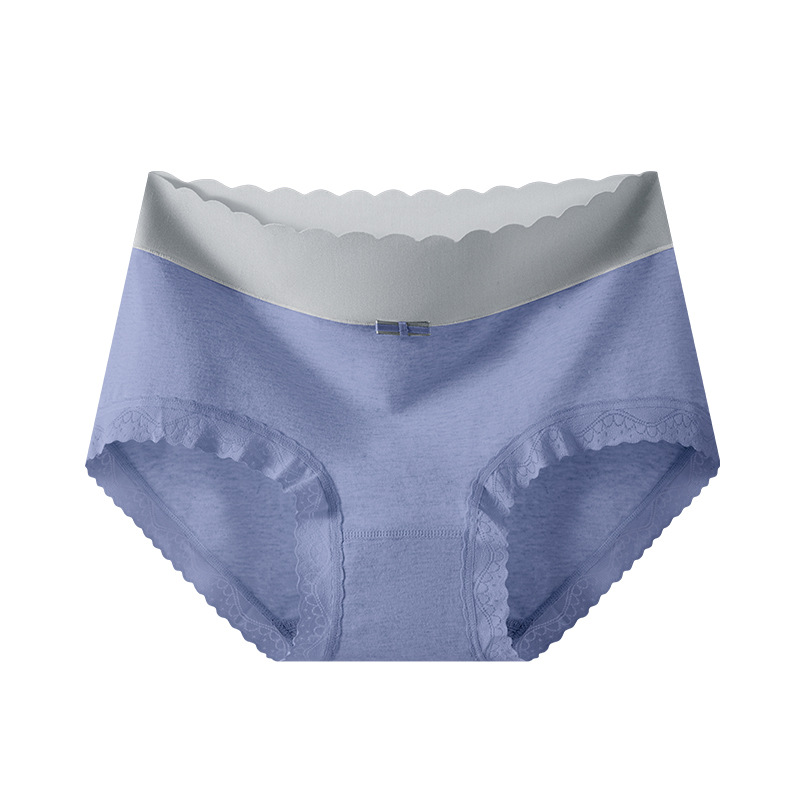 50 piezas de ropa interior de mujer de algodón de color, ropa interior sin costuras transpirable agradable para la piel 10A entrepierna antibacteriana entrepierna de algodón entrepierna calzoncillos de mujer