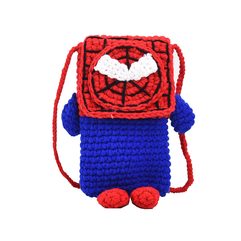 Bolsa de hombro para niños coreanos Chao Cool, productos terminados de gancho de lana, bolsas de mochila para niños, nuevas bolsas de comercio exterior transfronterizas para niños