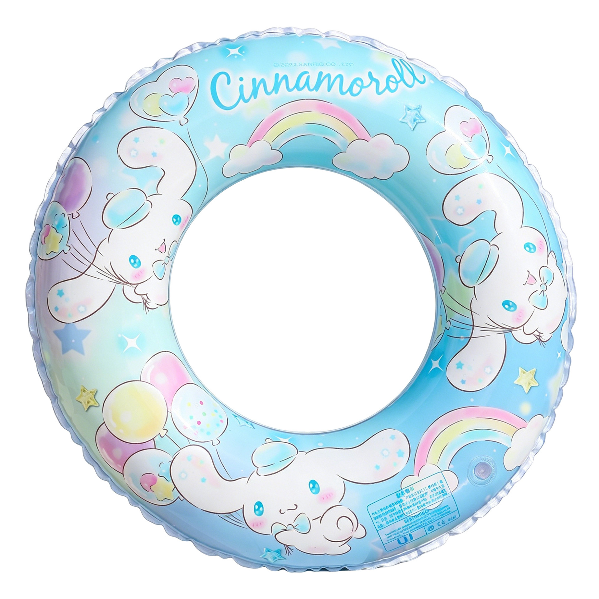 Anillo de natación infantil de dibujos animados en stock, flotador inflable para axilas, flotador grueso para bebé, anillo flotante, anillo de natación para agua al por mayor.