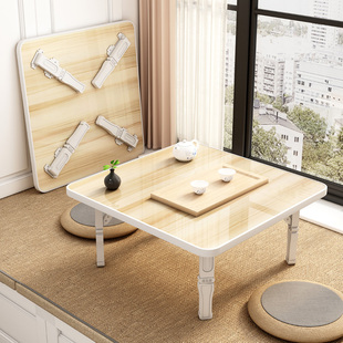 9W Kang Table Home Dining Table Bed Foldableing Small Table Dormitory Rental House LoW Square Table Bay WindoW Table Couch