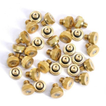 Latón boquilla de baja presión grifo presión de agua Taller de eliminación de polvo calefacción refrigeración jardín atomización paisajismo boquilla