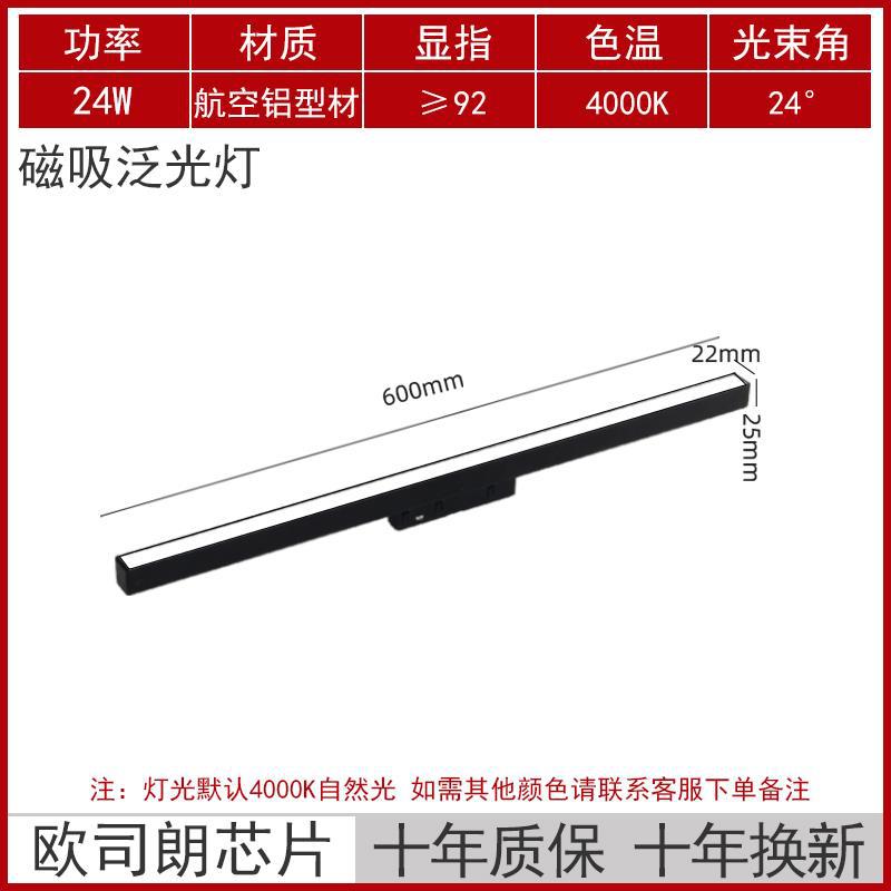 Luz de la pista magnética incrustado brillante y oculto foco sin marco sala de estar sin luz principal de Iluminación LED Luz de tira