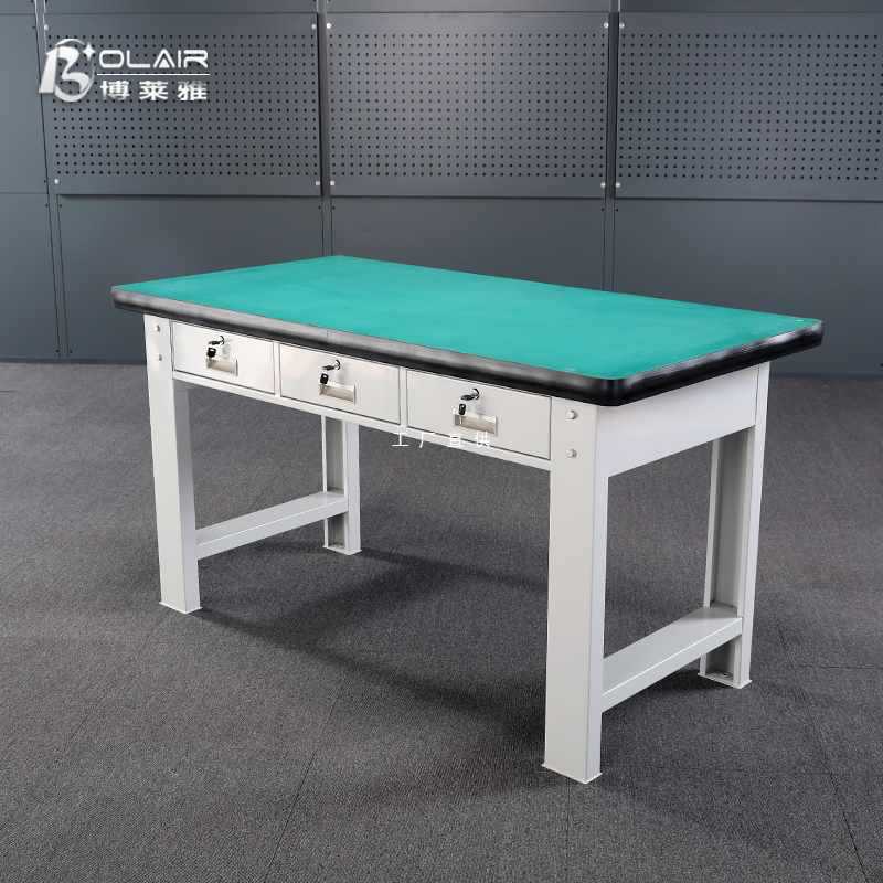 6E3X重型防静电工作台车间流水线操作台维修实验台带灯带抽屉可定