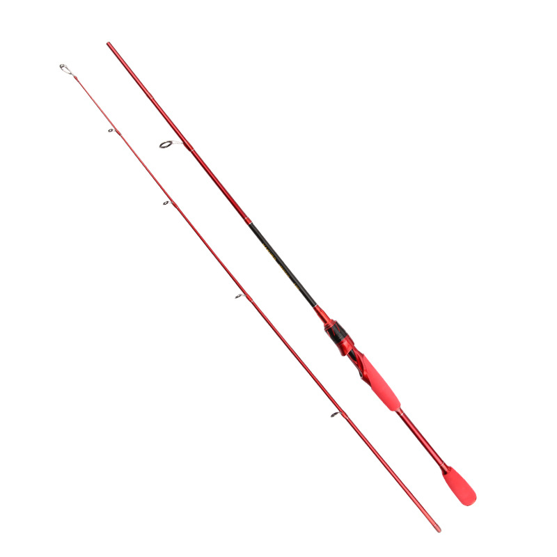 Nuevo carbono luya Rod 1,8 m-2,7 m de largo alcance varilla de lanzamiento ennegrecimiento rebordear enchufe varilla ml ajustable varilla de pesca