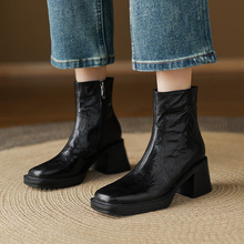 ��׷�ˮ̨Ů��ѥͨ�ڰٴ��^����Ƥ�����ѥ�Ӵָ߸���ɫ�r�bѥ��