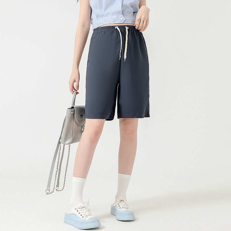 Maternity Pants Summer New Style Ice Silk Bell Bottoms Shorts Outerwear Sweatpants Five-minute Pants Hot Sellers Maternity Pants