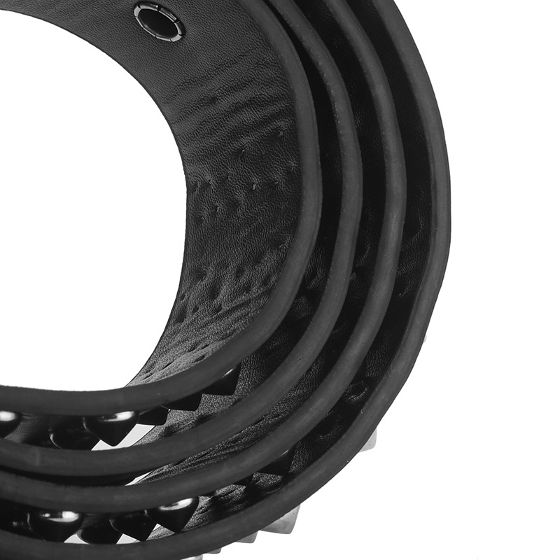 Nouvelle ceinture de la série Punk Fashion Rivet Ceinture décorative pour pantalon Ceinture tendance décontractée européenne et américaine Boucle à aiguille pour femme_voghion.com