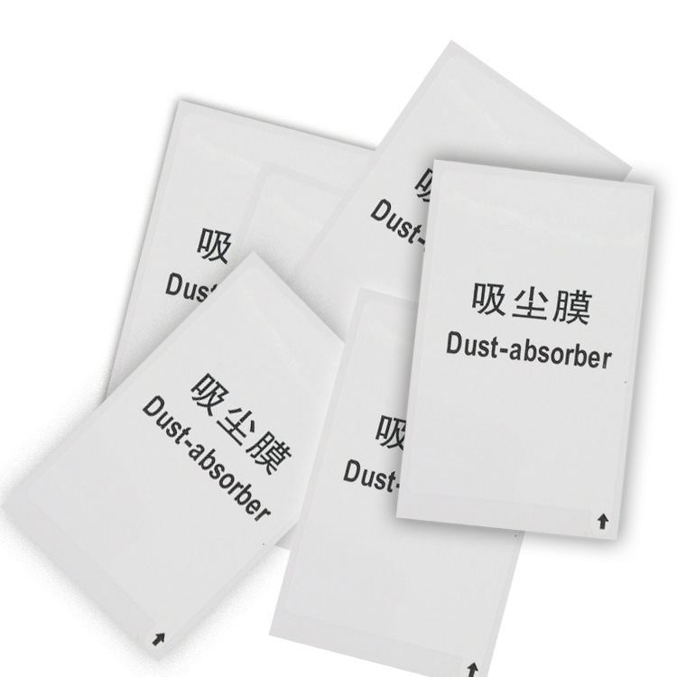 Factory Direct Sales White Dust Removal Stickers, Dust Removal Film, Dust Removal Paper, Auxiliary Tools, Electrostatic Mobile Phone Film Adhesive