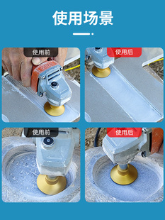 84GG2 inch brazed flat grinding head stone Dali quartz stone tile trimming table top joint polishing angle grinder