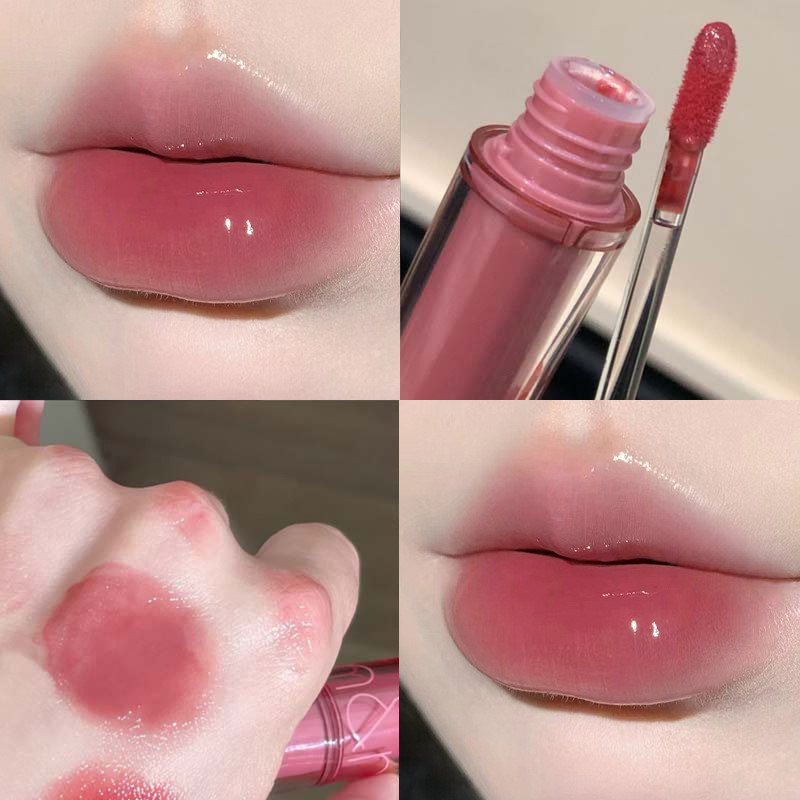 HERORANGE, esmalte de labios con espejo de luz de agua hidratante, atmósfera de primavera, brillo de labios transfronterizo blanco