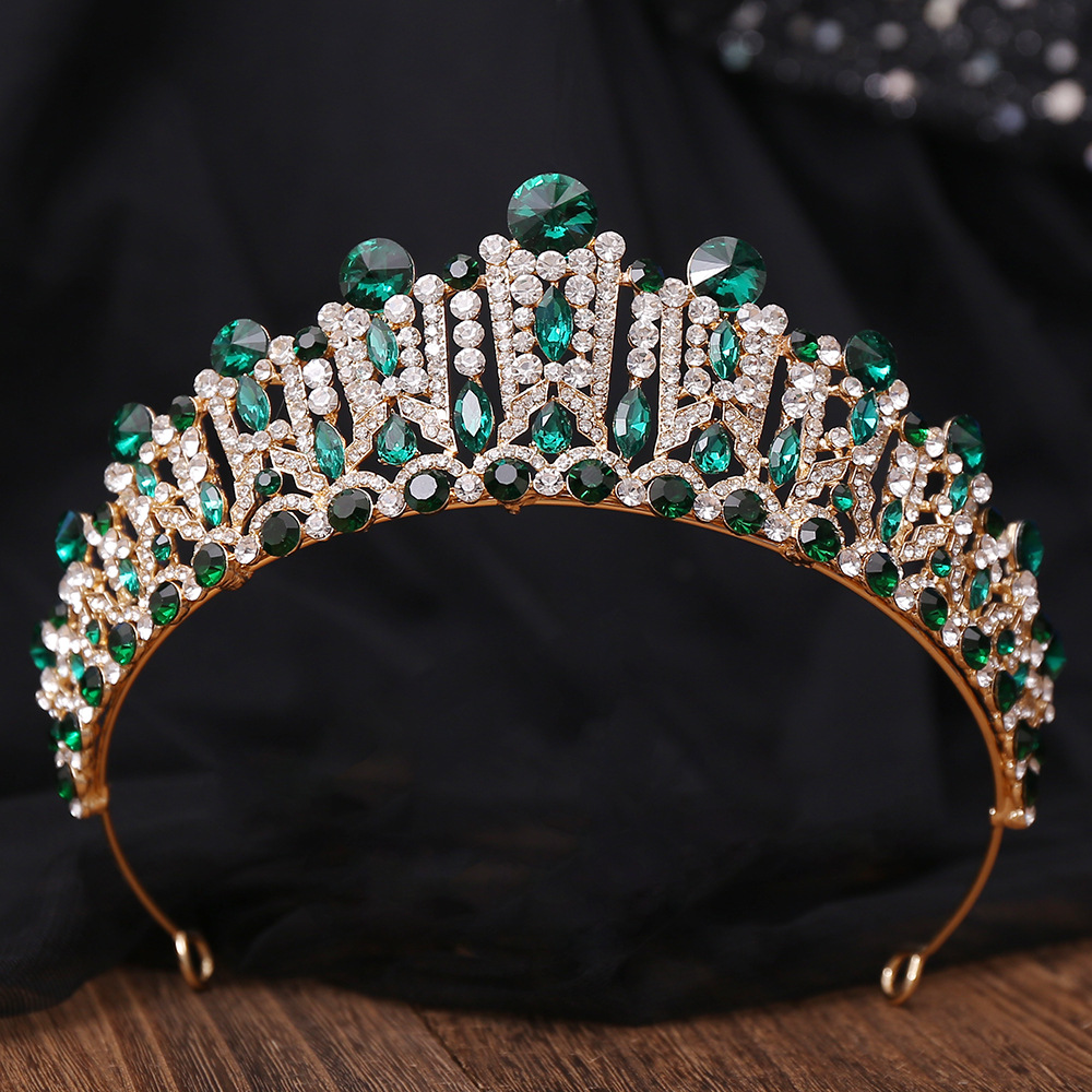 Bridal Shiny Women's Solid Color Alloy Rhinestone Diamond Crown display picture 8