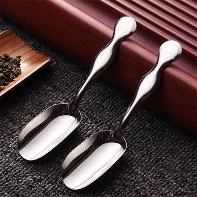 Stainless steel Tea spoon Teaspoon Measuring spoon Tea spoon household Tea ceremony Measuring spoon tea set parts Tea