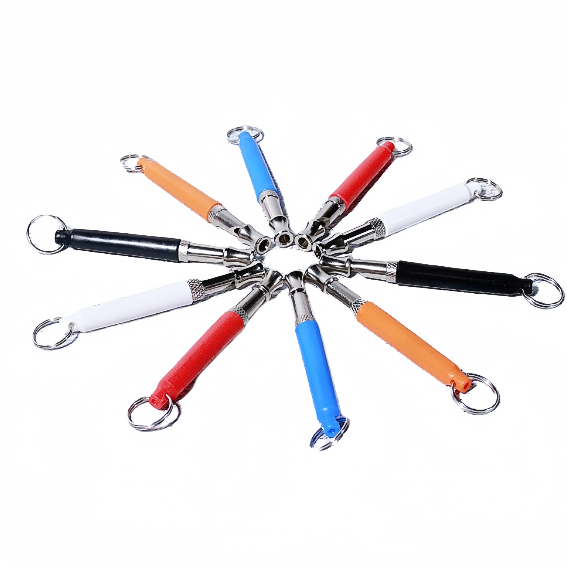 Silbato de perro Flauta de perro Metal Ultrasónico Cordón ajustable Instrumentos de entrenamiento de perros Suministros de entrenamiento de mascotas Flauta de perro Juguetes para perros